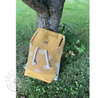 Dekostoff Linenlook Elegant dandelion golden yellow