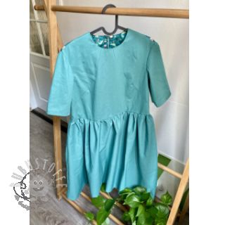 Baumwollstoff popeline cyan