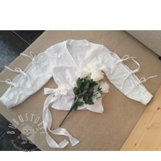 Leinenstoff gewaschen white