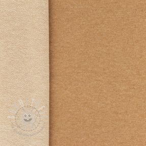 Sweatstoff MELANGE camel