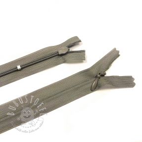 Reißverschluss Nahtverdeckt nicht teilbar (25 cm) Taupe