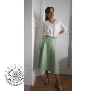 Leinenstoff gewaschen 170 g light green