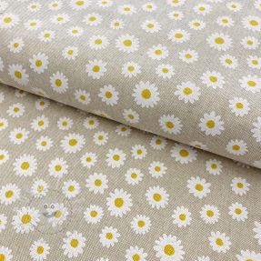 Dekostoff Linenlook Daisy sweet garden 2.Klasse