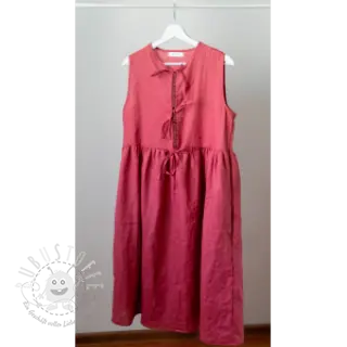 Leinenstoff gewaschen 170 g rose pink