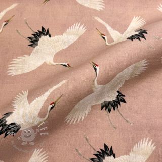 Dekostoff Crane Bird Dream digital print