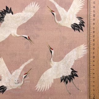 Dekostoff Crane Bird Dream digital print