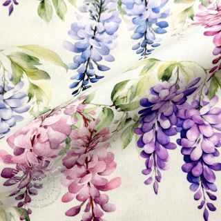 Dekostoff Serene Wisteria Charm digital print