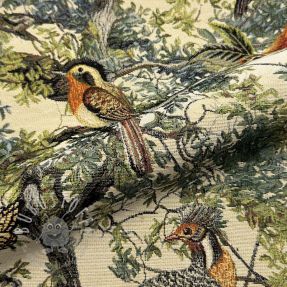 Dekostoff GOBELIN PREMIUM Bird Heritage Forest