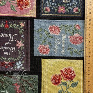 Dekostoff GOBELIN PREMIUM Library Book Cover