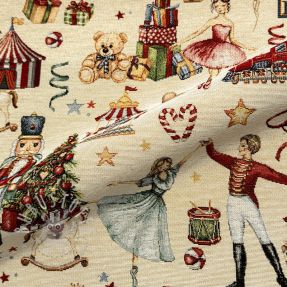 Dekostoff GOBELIN PREMIUM Xmas Fairytale Play