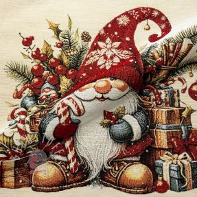 Dekostoff GOBELIN PREMIUM Happy Santa PANEL