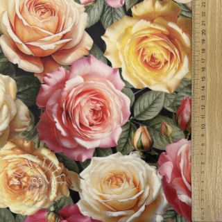 Dekostoff VELVET Romantic Rose Charm