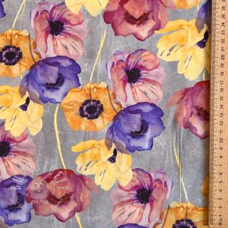 Viskosestoff RADIANCE Flower Elia digital print