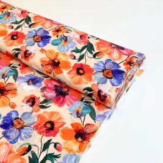 Viskosestoff RADIANCE Flower Nina digital print