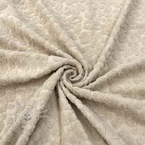 Kuschelfrottee Animal skin sand