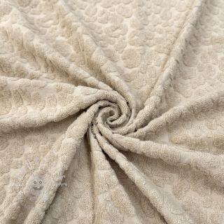 Kuschelfrottee Animal skin sand