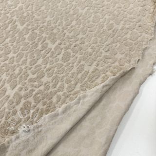 Kuschelfrottee Animal skin sand