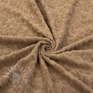 Kuschelfrottee Animal skin brown