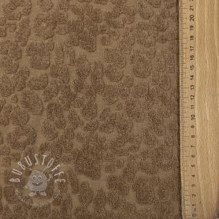 Kuschelfrottee Animal skin brown