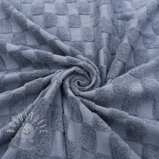 Kuschelfrottee Checks blue