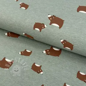 Jersey Bears dark mint melange