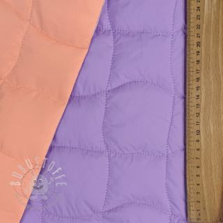 Steppstoffe Graphic square lilac apricot