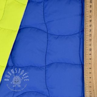 Steppstoffe Graphic square cobalt lime