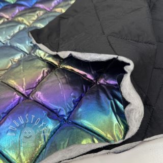 Steppstoffe FOIL Rainbow multi