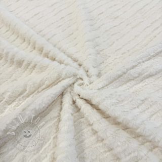 Kunstfell Stripes ecru