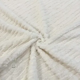 Kunstfell Stripes ecru