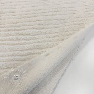 Kunstfell Stripes ecru