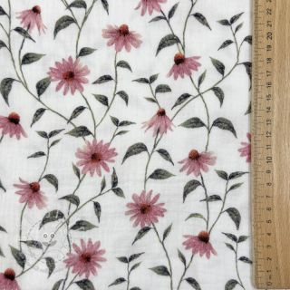 Double gauze/musselin Flowers Simone digital print ORGANIC