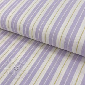 Double gauze/musselin YARN DYED Line purple