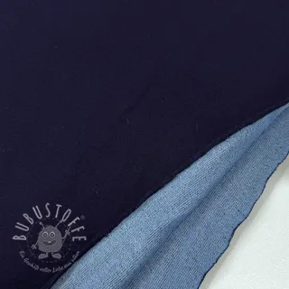 Sweatstoff DENIM indigo blue