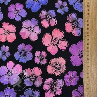 Sweatstoff Flower Mia digital print