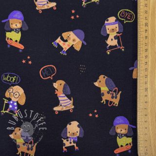 Jersey Dogs navy digital print