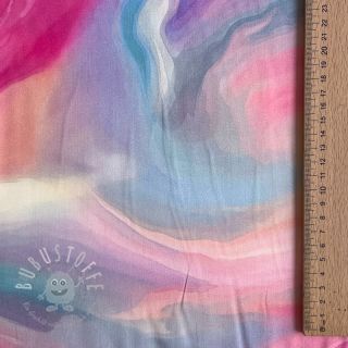 Viskosestoff SATIN Illusion pink digital print