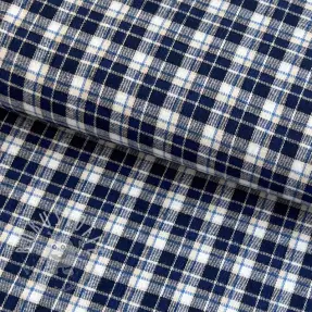 Baumwollstoff YARN DYED CHECK BRUSHED Silva design B