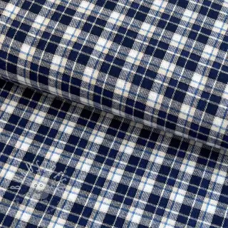 Baumwollstoff YARN DYED CHECK BRUSHED Silva design B