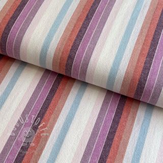 Baumwollstoff YARN DYED Line multi