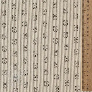 Cord STRETCH Little bunny light sand
