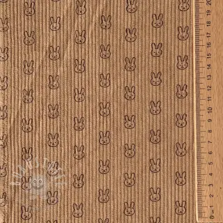 Cord STRETCH Little bunny sand