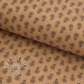 Cord STRETCH Little flower sand