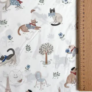 Baumwollstoff Vive la France design A digital print
