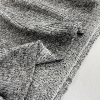 Mantelstoff PRATO wool light grey melange