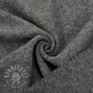 Mantelstoff PRATO thick wool grey