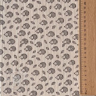 Cord STRETCH Little hedgehog light sand