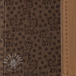 Cord STRETCH Little deer taupe