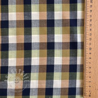 Baumwollstoff YARN DYED Square pickle