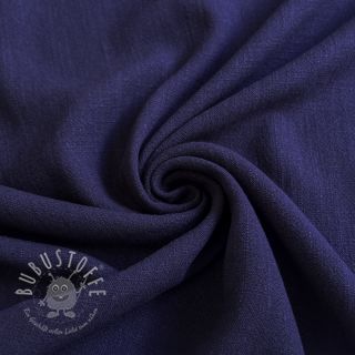 Viskosestoff leinen WASHED navy
